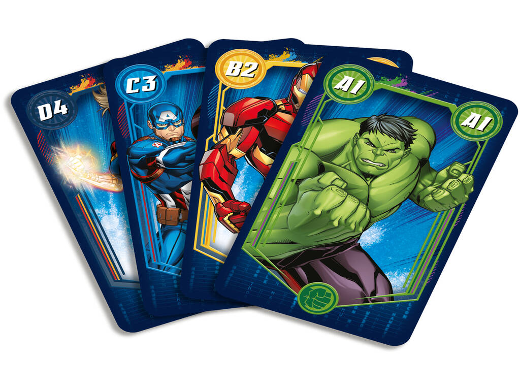 Avengers Jeu de Cartes Shuffle 4 en 1 Fournier 10028043