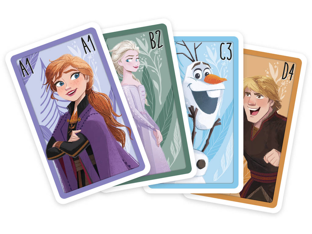 Frozen Baralho Infantil Shuffle 4 em 1 Fournier 10027509