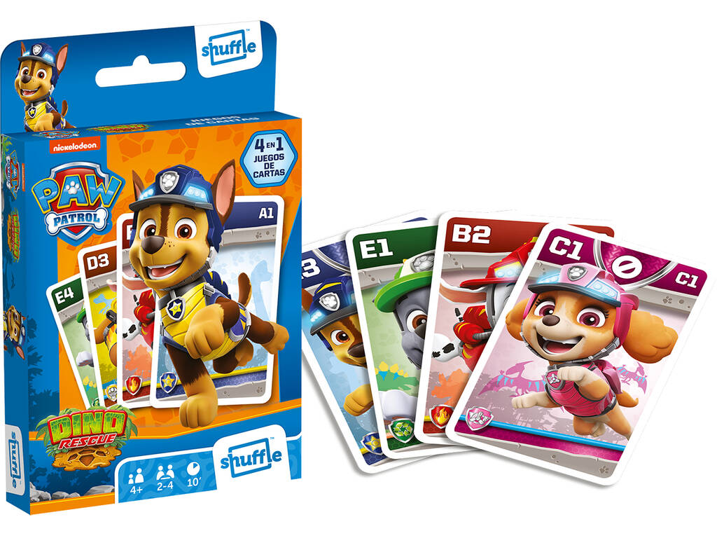 Pat'Patrouille Jeu de Cartes Shuffle Fournier 10027507