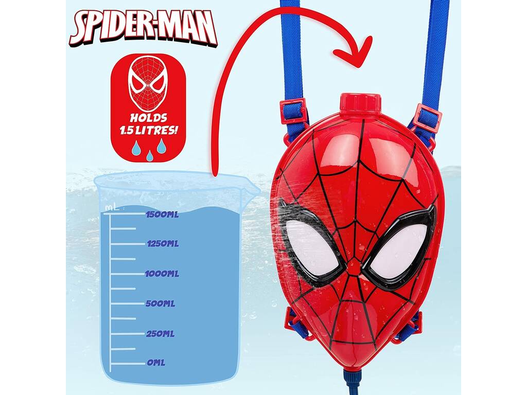 Spiderman Pistola de Agua con Mochila Valuvic SPE-3377