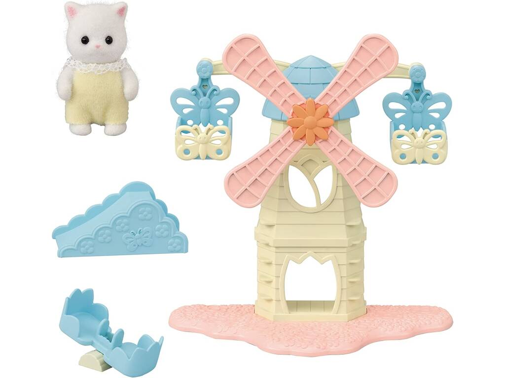 Sylvanian Families Parque Moinho De Vento Epoch para Imaginar 5526