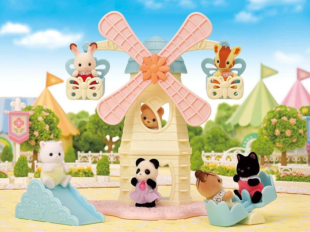 Sylvanian Families Parque Moinho De Vento Epoch para Imaginar 5526
