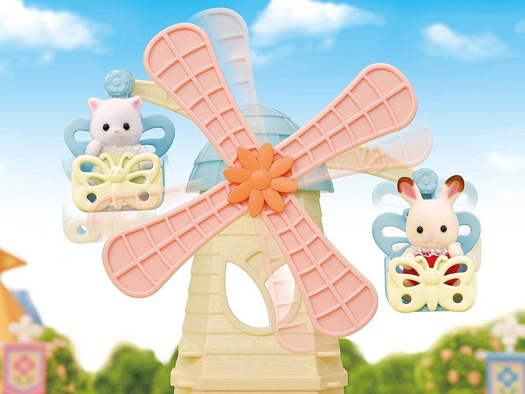 Sylvanian Families Parque Moinho De Vento Epoch para Imaginar 5526