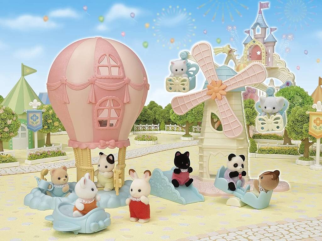 Sylvanian Families Parque Moinho De Vento Epoch para Imaginar 5526