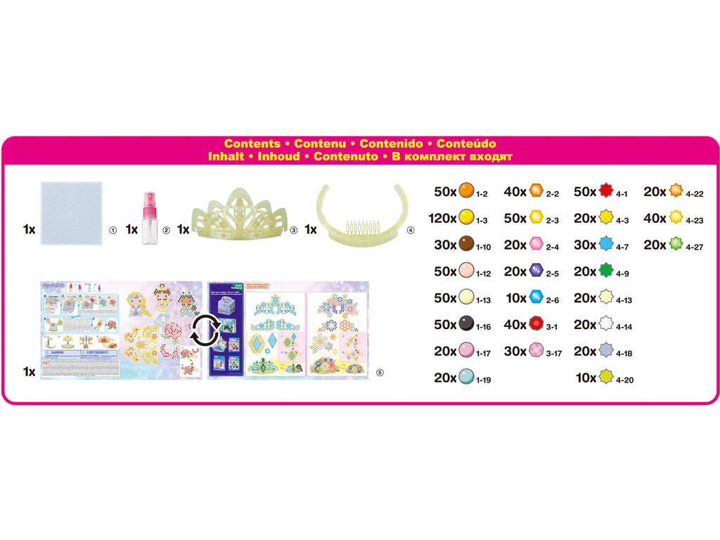 Aquabeads Set Diadema Principessa Disney Epoch Para Imaginar 31901