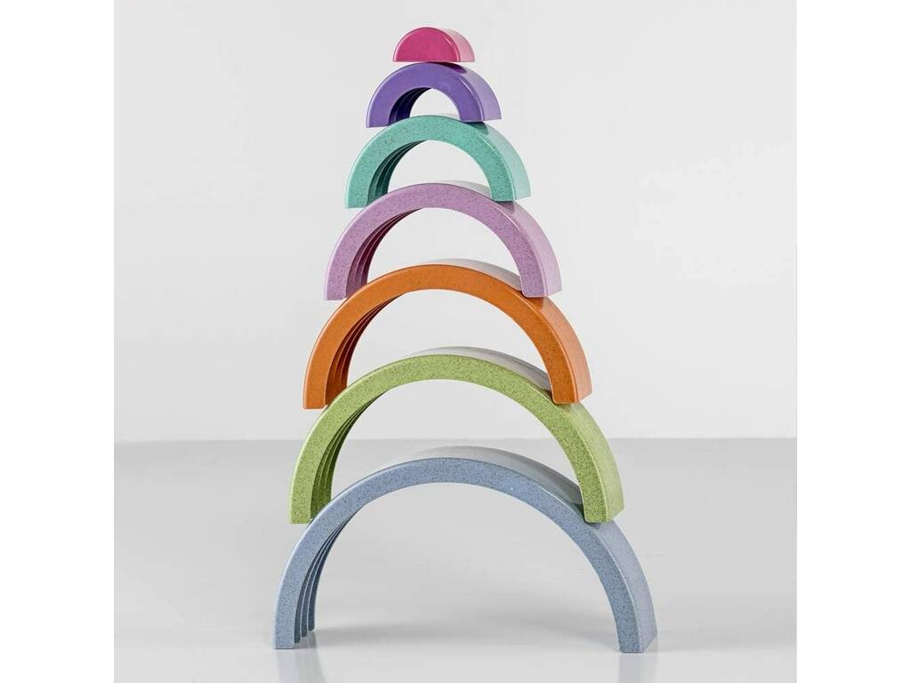Eco Logic Arcobaleno impilabile 7 pezzi Cefa Toys 646