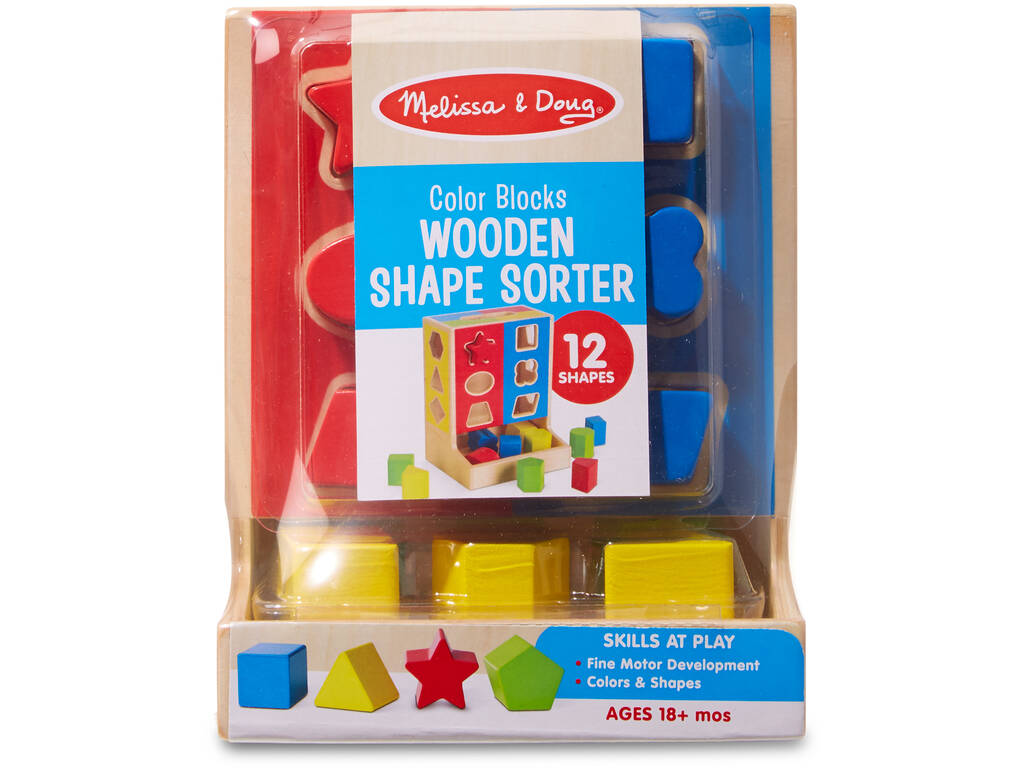 Inseribile 12 forme di legno Melissa & Doug Cefa Toys 1103