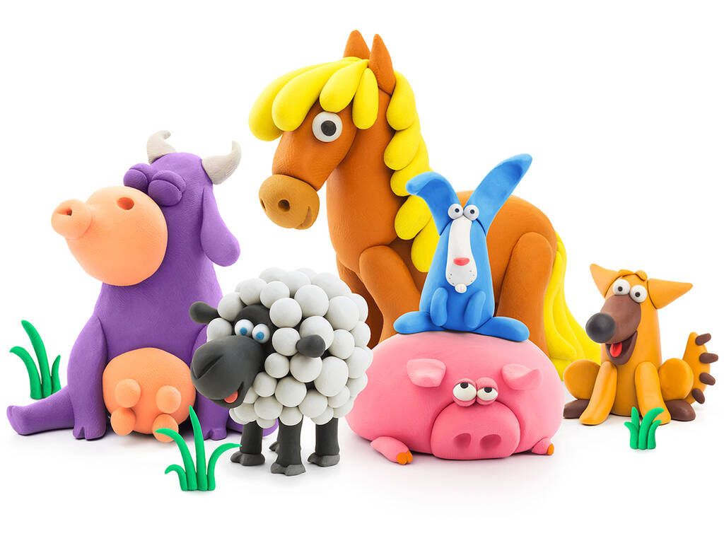 Hey Clay Serie Animales Caja 18 Botes