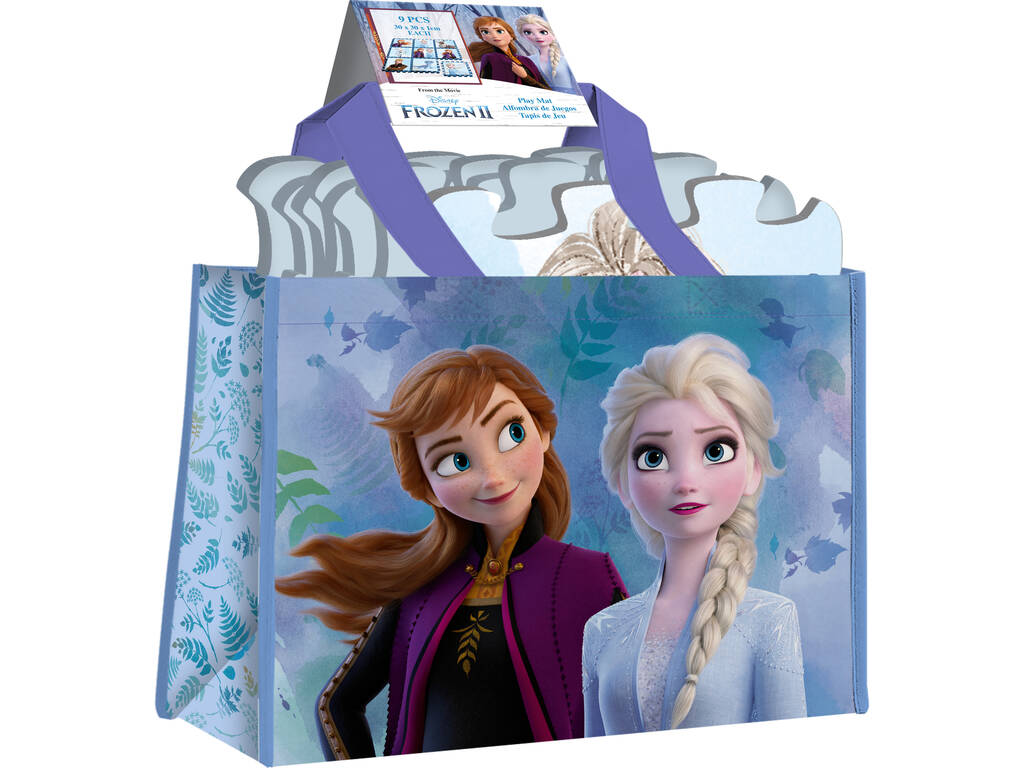 Frozem Tapete Quebra-cabeça Eva 9 Peças Com Saco Kids Euroswan WD21980