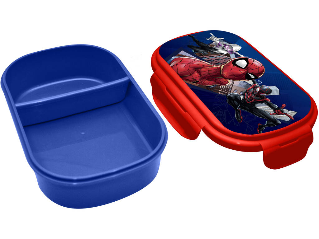 Spiderman Tostapane Rettangolare con Coperchio Kids Euroswan SP16033