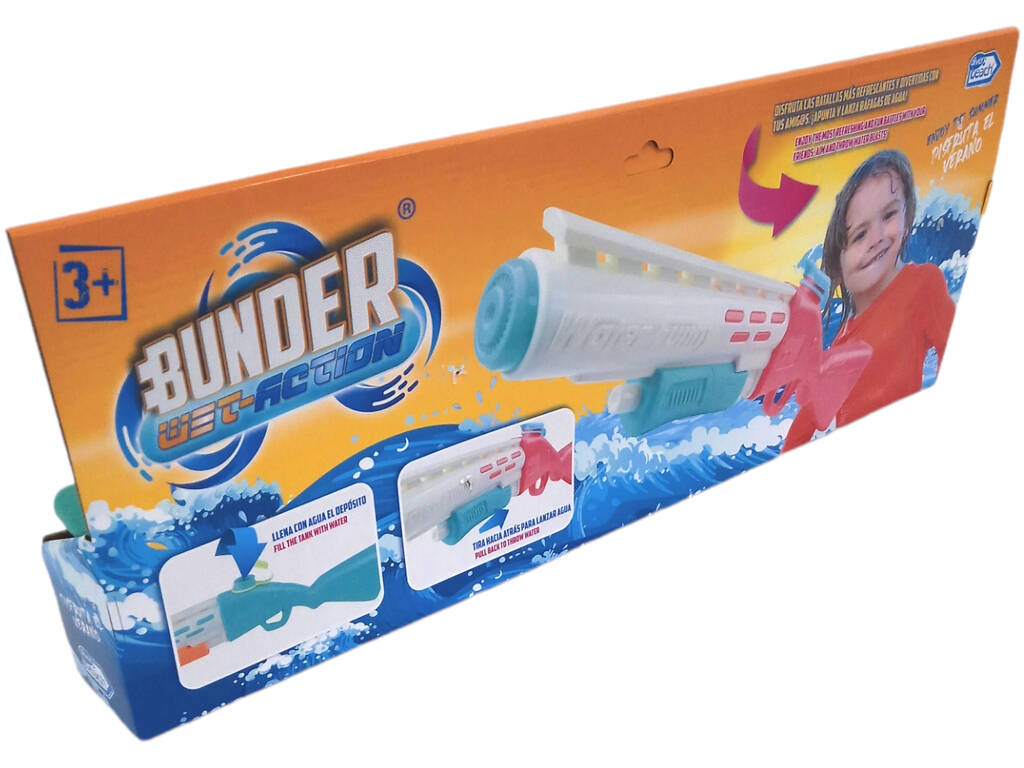 Bunder Lanciatore d'acqua verde 57 cm.