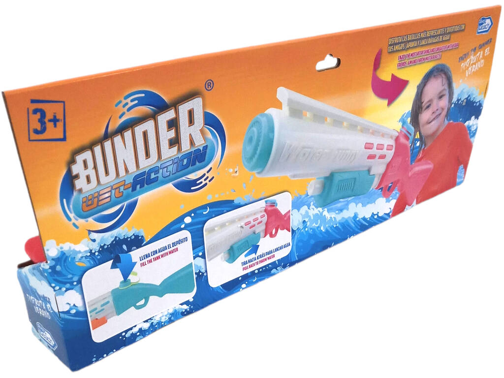 Lanceur d'eau Bunder Rouge 57 cm.