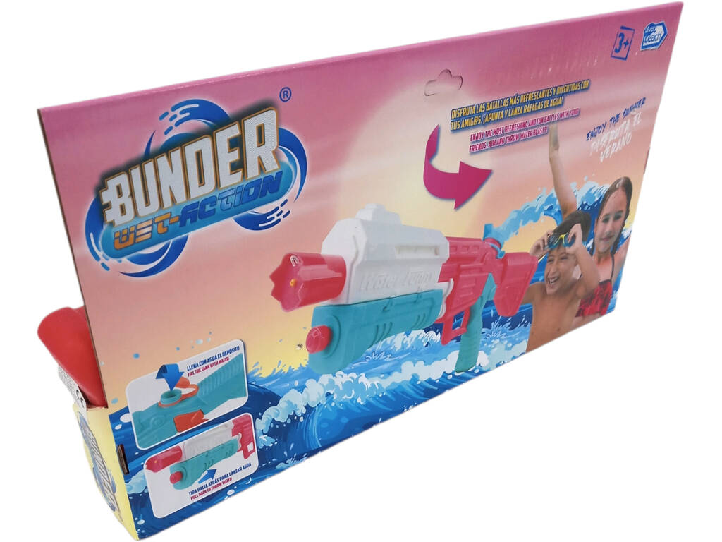 Lanceur d'eau Bunder Rouge 49 cm.