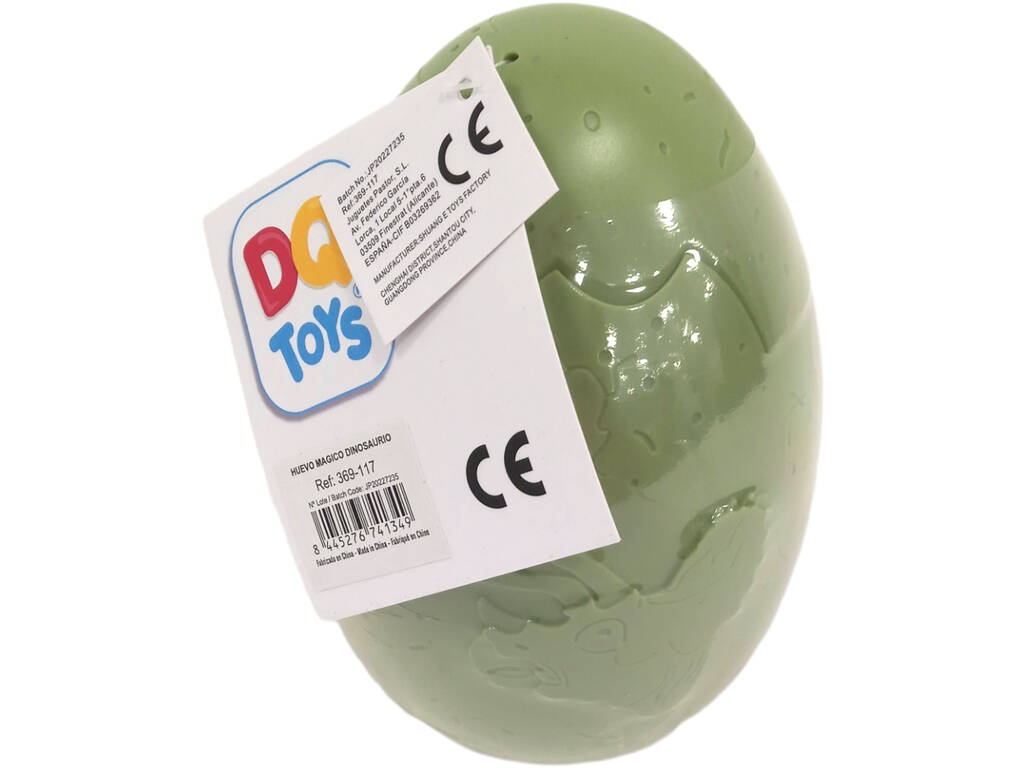 Œuf magique de dinosaure 16,5 cm.