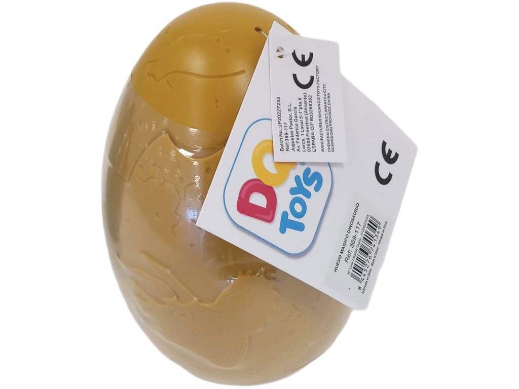 Œuf magique de dinosaure 16,5 cm.