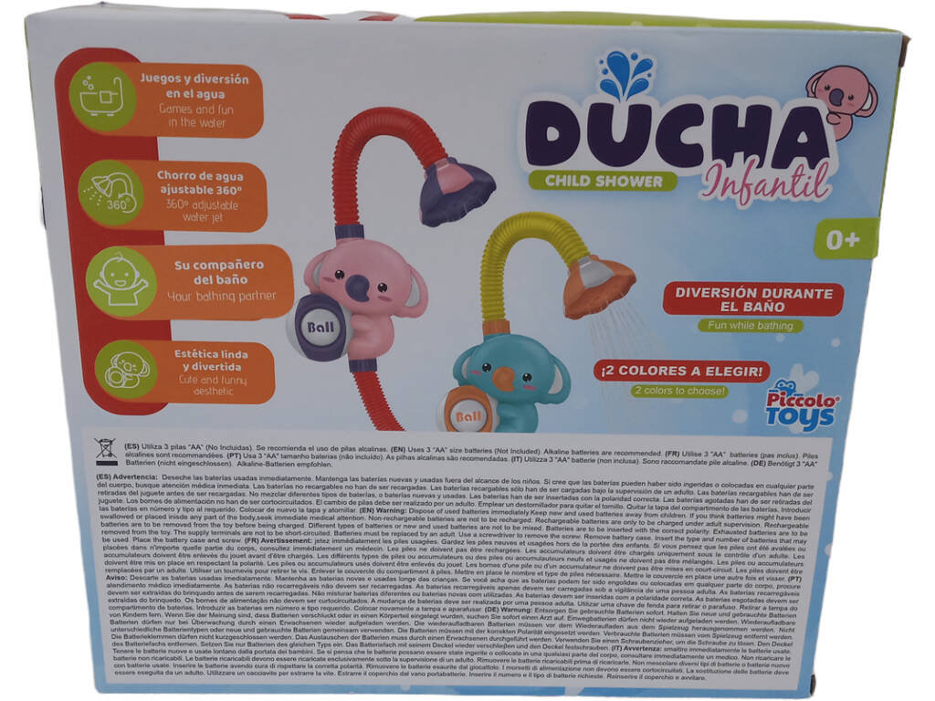 Douche pour enfants Koala rose