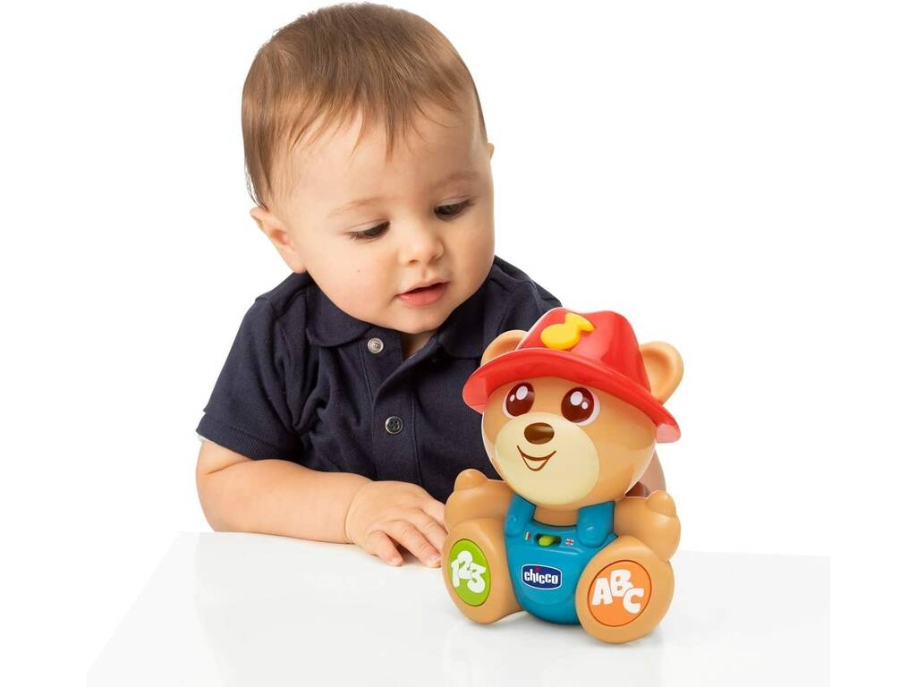 ABC Teddy Il tuo amico orsacchiotto bilingue Chicco 10744