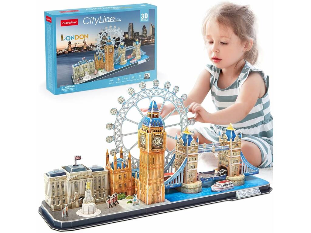 Puzzle 3D City Line Londra