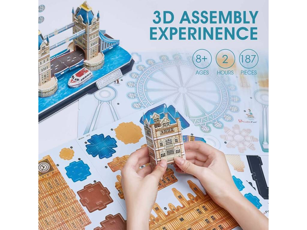 Puzzle 3D City Line Londra