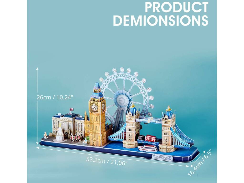 Puzzle 3D City Line Londra