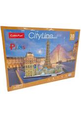 Puzzle 3D City Line Paris World brands MC254H 