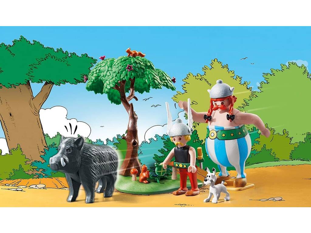 Playmobil Asterix Caccia al Cinghiale 71160