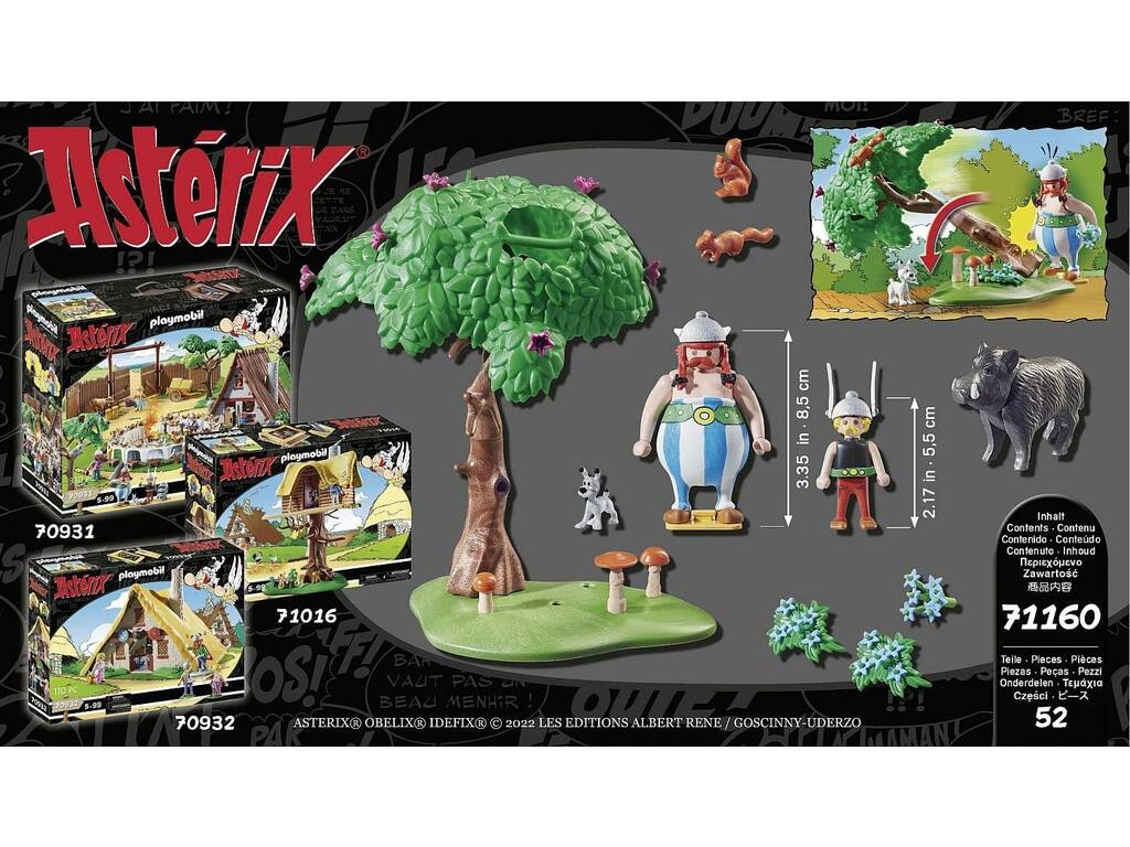 Playmobil Asterix Caccia al Cinghiale 71160