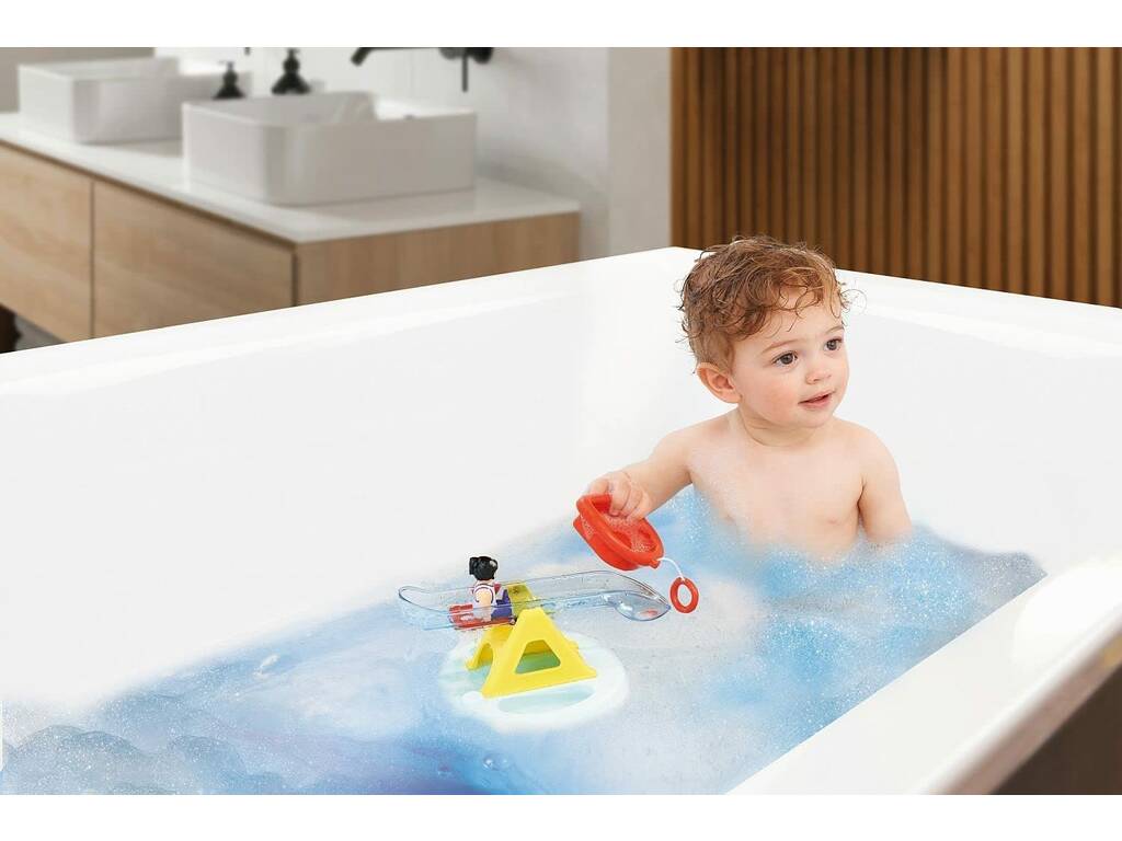 Playmobil 1.2.3 Isola da bagno con scivolo 70635