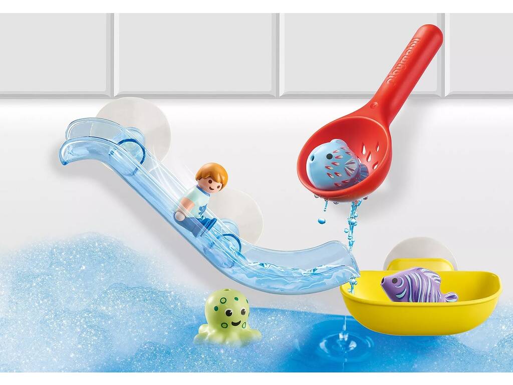 Playmobil 1.2.3 Amusement de pêche avec des animaux de mer 70637