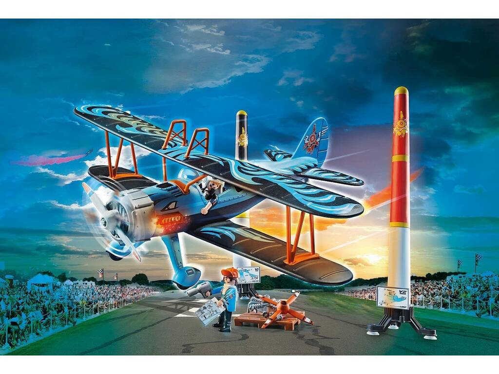 Playmobil Air Stunt Show Biplano di Phoenix 70831
