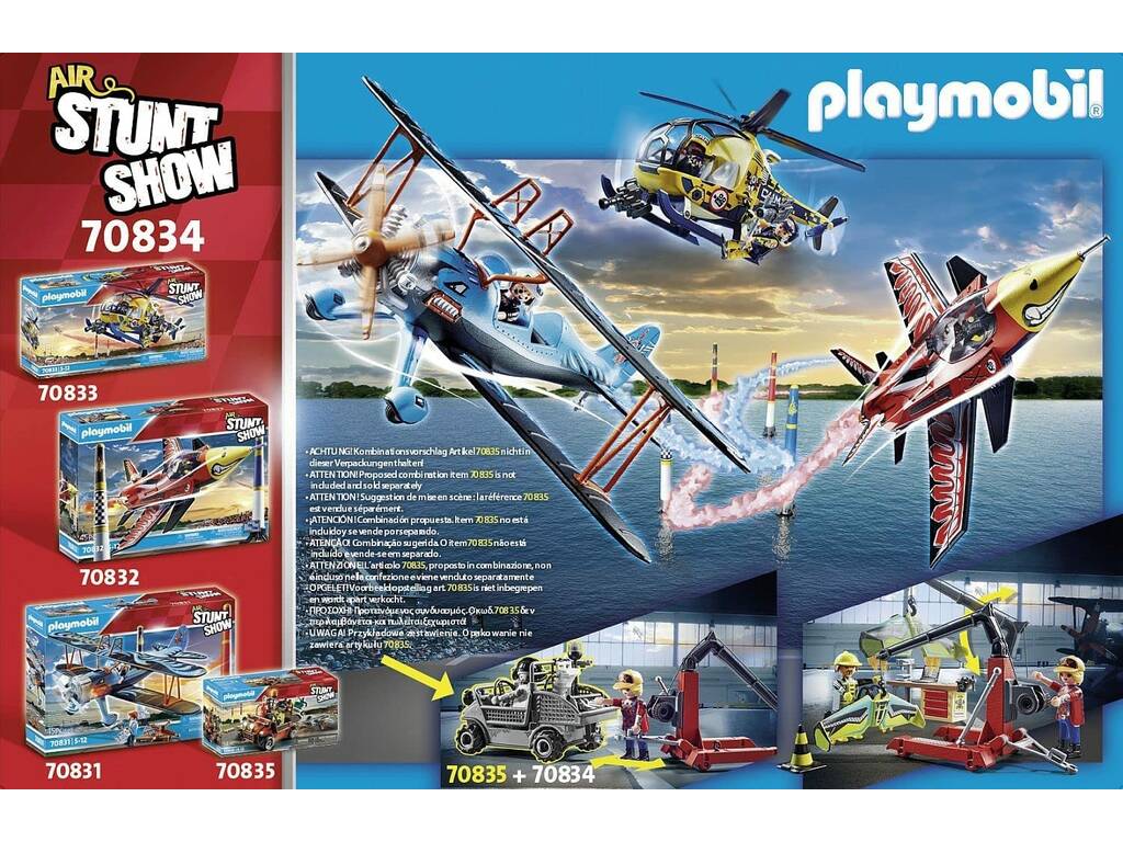 Playmobil Air Stunt Show Estação de Serviço 70834