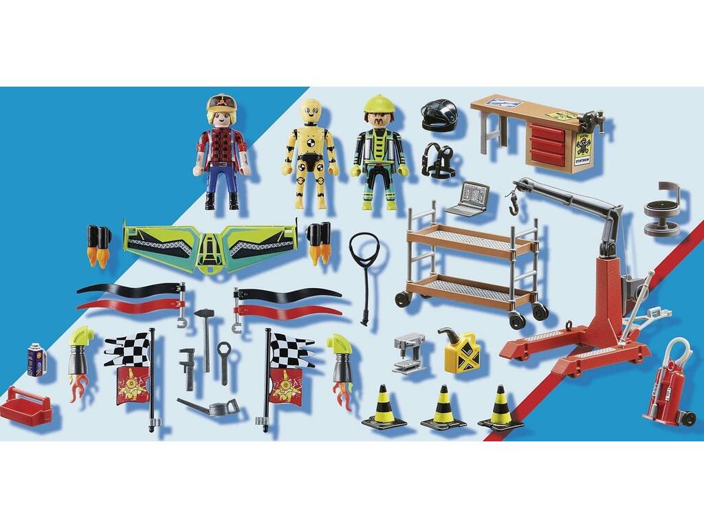 Playmobil Air Stunt Show Estação de Serviço 70834