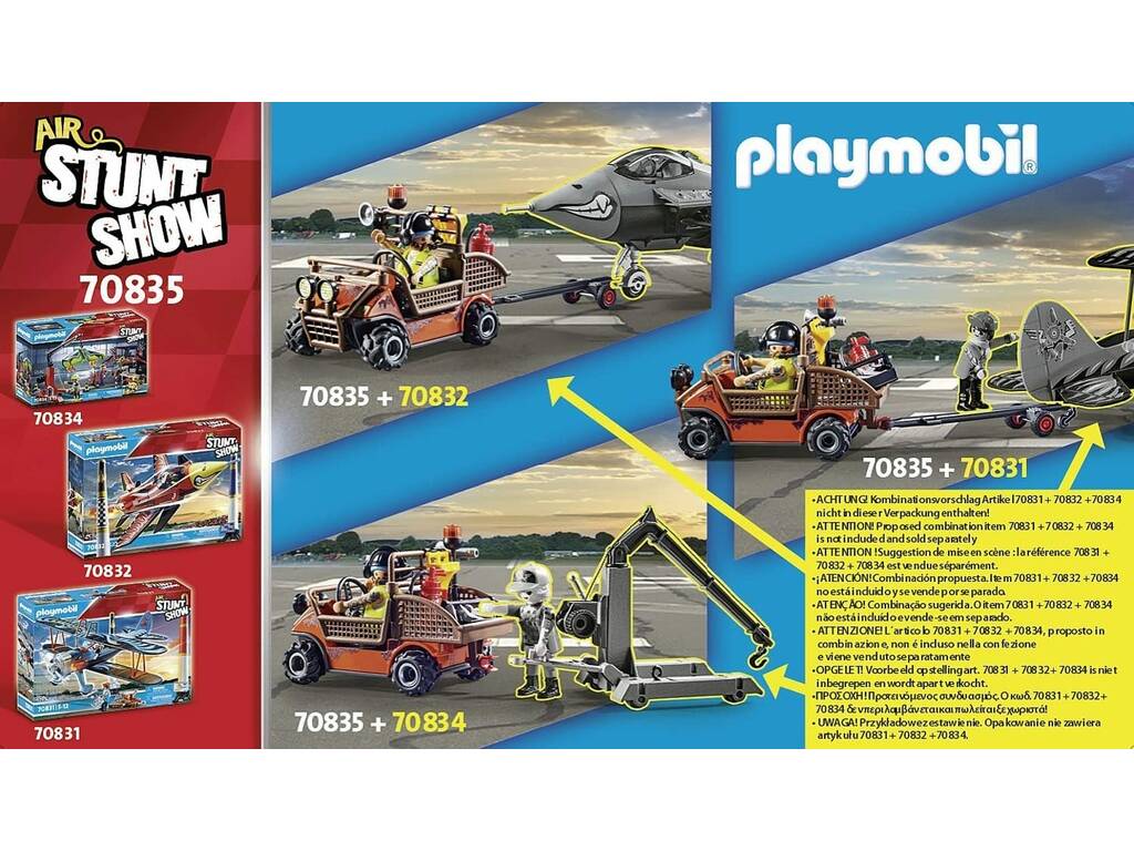 Playmobil Air Stunt Show Servicio de Reparación Móvil 70835