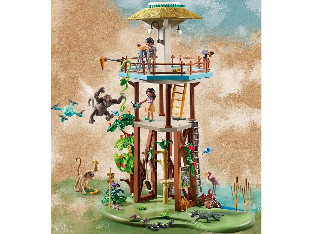 Playmobil Wiltopia Torre di ricerca con bussola 71008