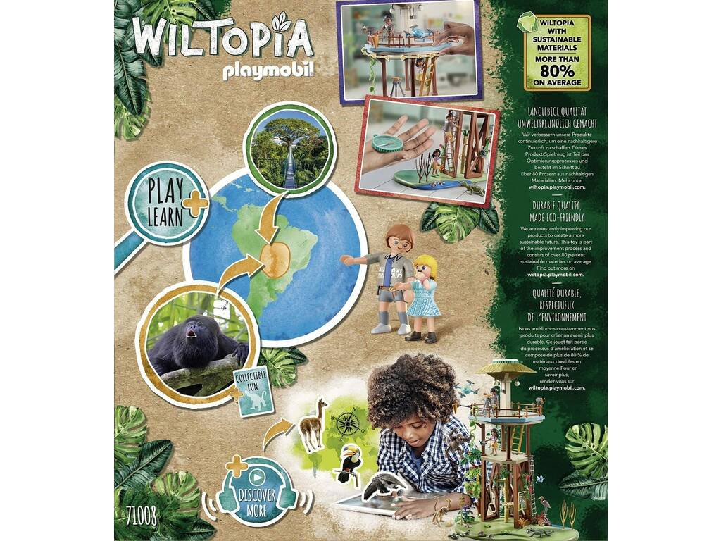 Playmobil Wiltopia Torre di ricerca con bussola 71008