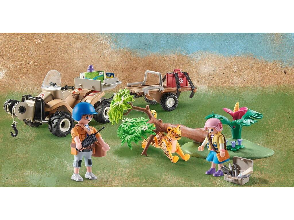 Playmobil Wiltopia Quad Soccorso degli animali 71011