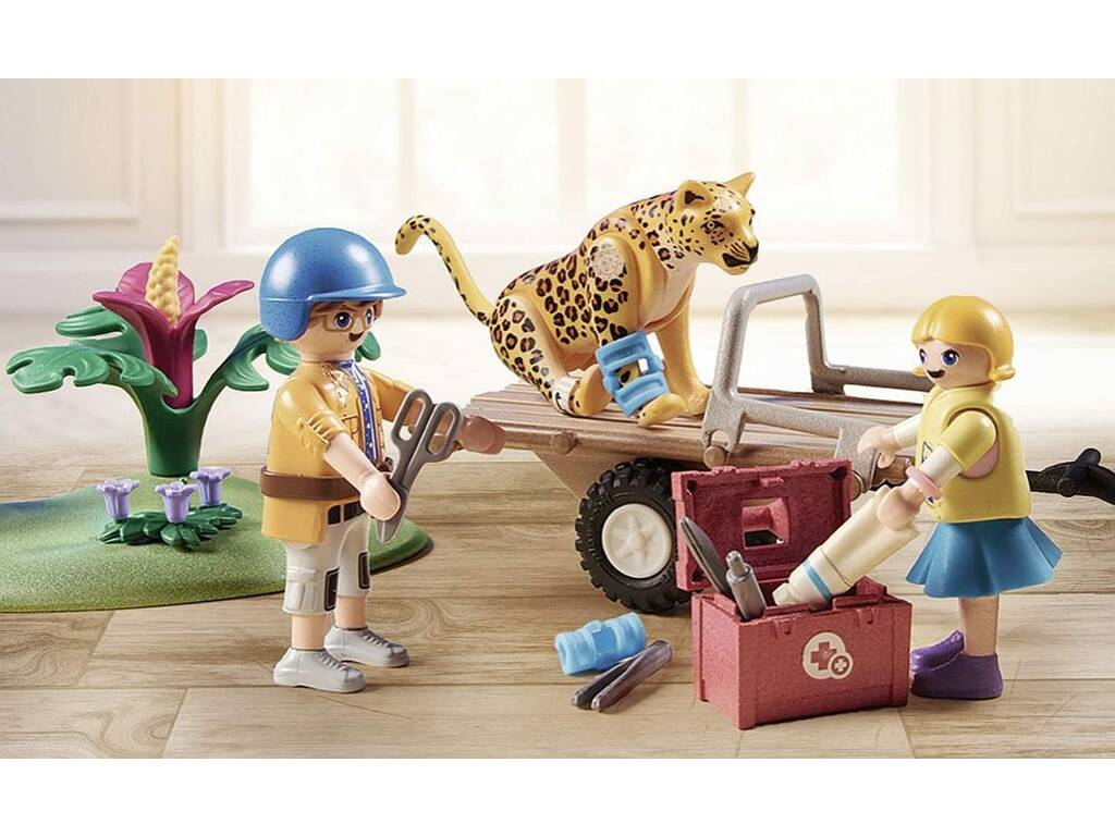 Playmobil Wiltopia Quad Soccorso degli animali 71011