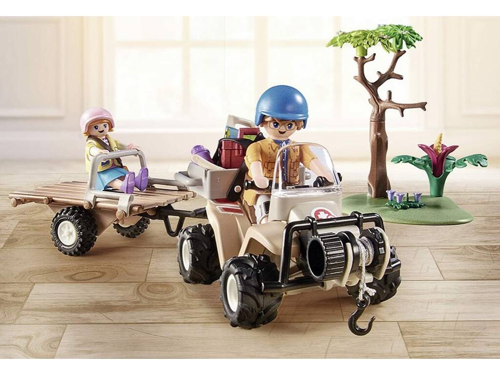 Playmobil Wiltopia Quad Soccorso degli animali 71011