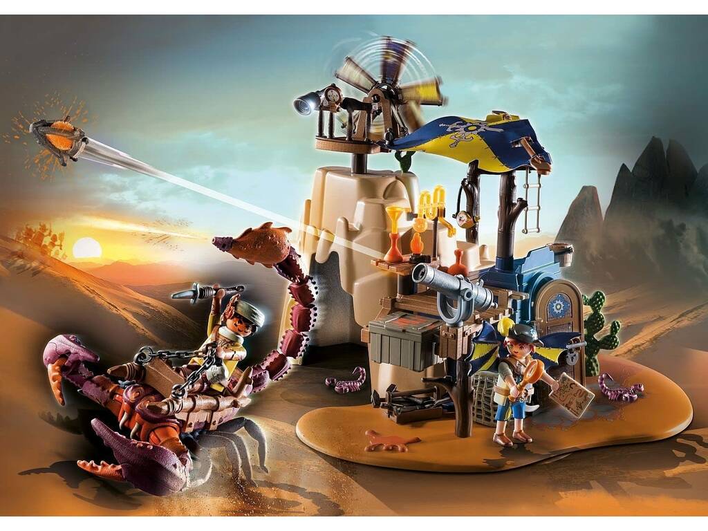 Playmobil Sal´ahari Sands Base Secreta del Escorpion Playmobil 71024