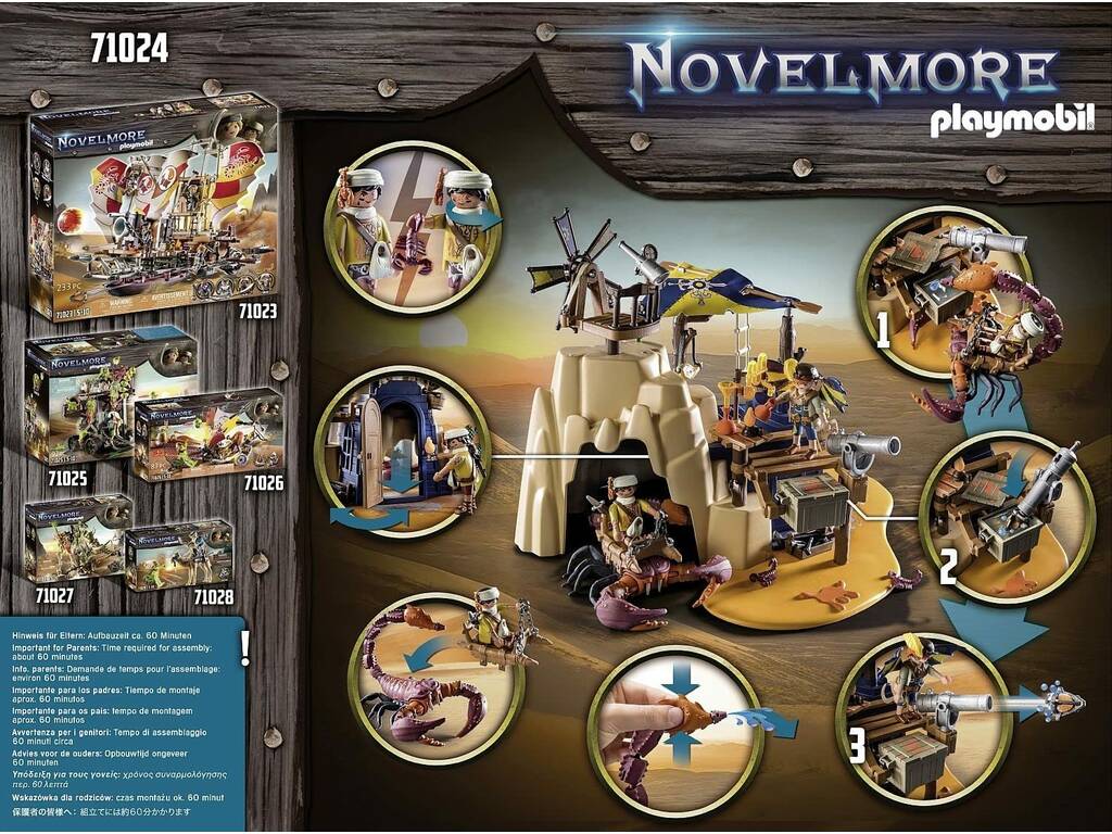 Playmobil Sal´ahari Sands Base Secreta del Escorpion Playmobil 71024