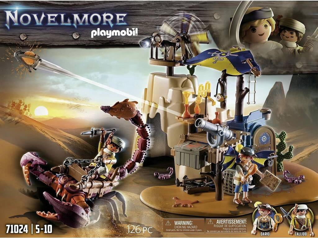 Playmobil Sal´ahari Sands Base Secreta del Escorpion Playmobil 71024
