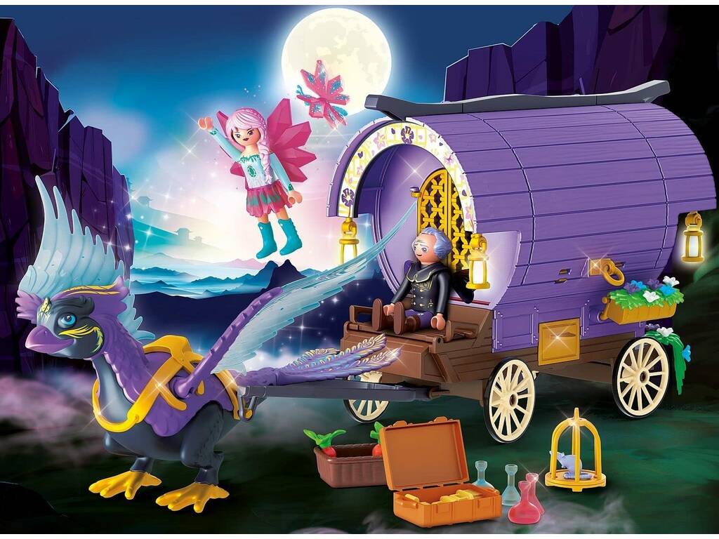 Voiture de fée Playmobil avec Phoenix Playmobil 71031