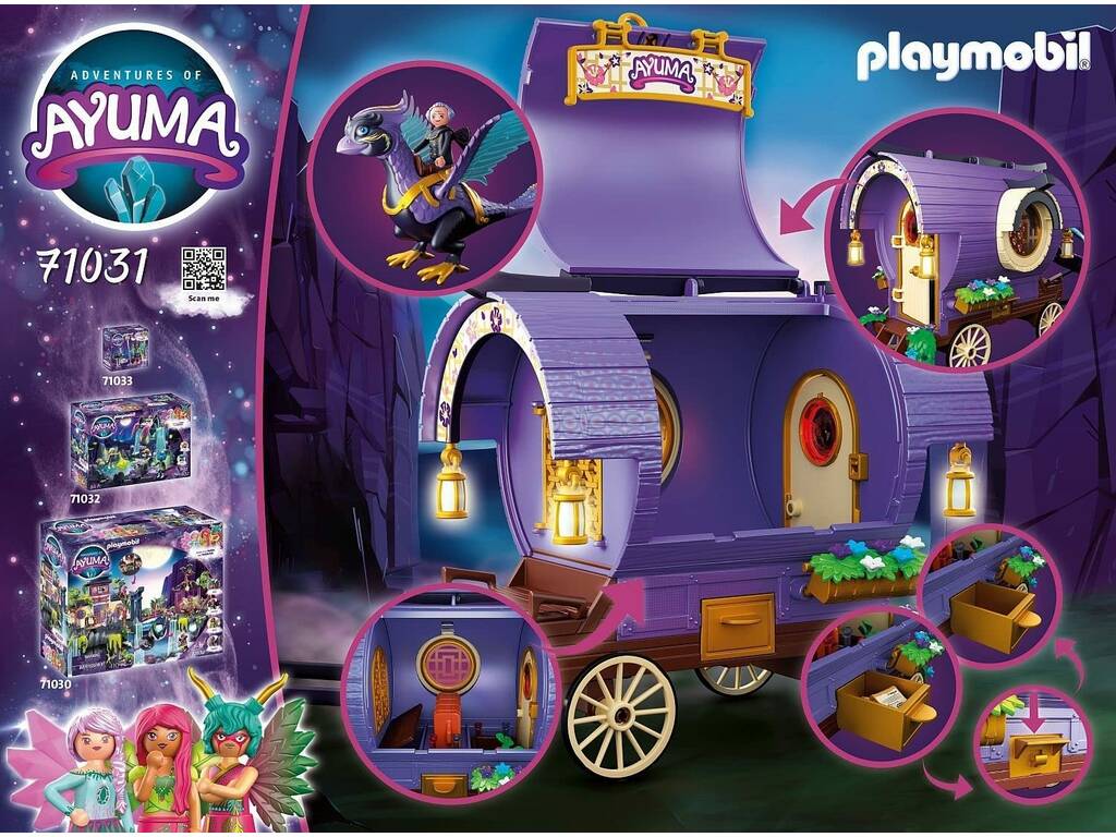 Voiture de fée Playmobil avec Phoenix Playmobil 71031