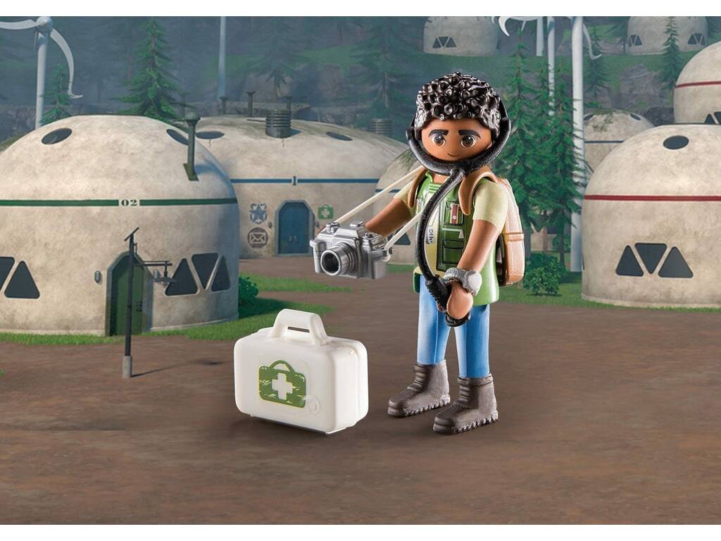 Playmobil Dragons Nine Realms Plowhorn and D´Angelo Playmobil 71082