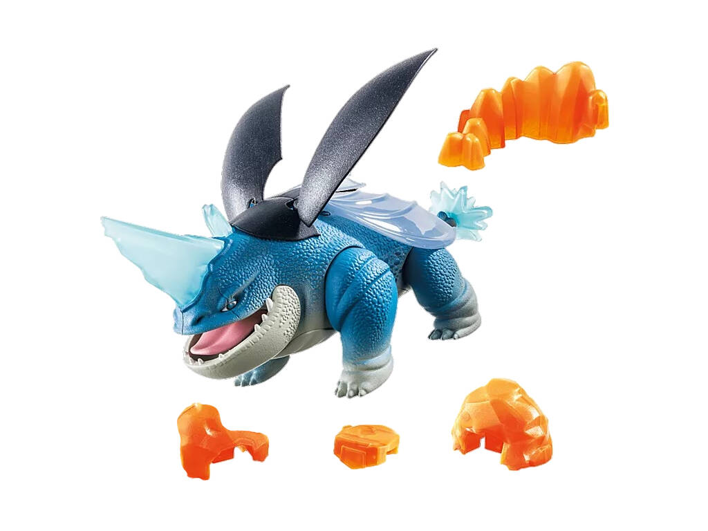 Playmobil Dragons Nine Realms Plowhorn and D´Angelo Playmobil 71082