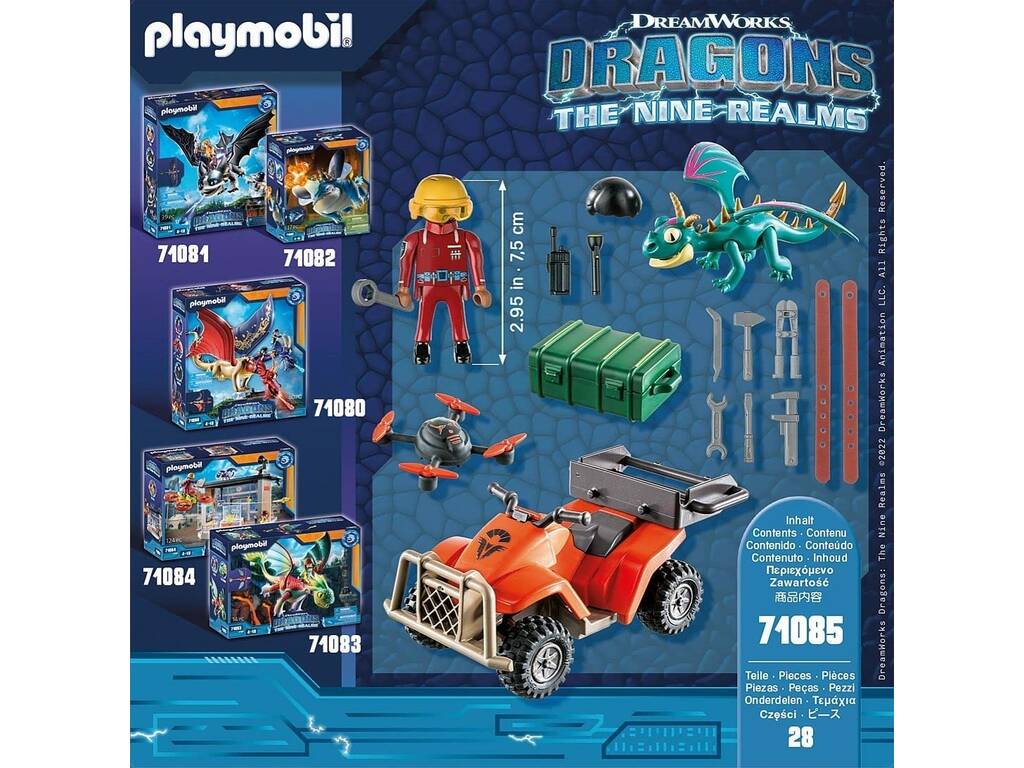 Playmobil Dragons Nine Realms Icaris Quad Playmobil 71085