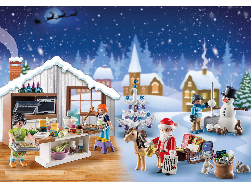 Playmobil Calendário do Advento Loja de bolos de Natal 71088