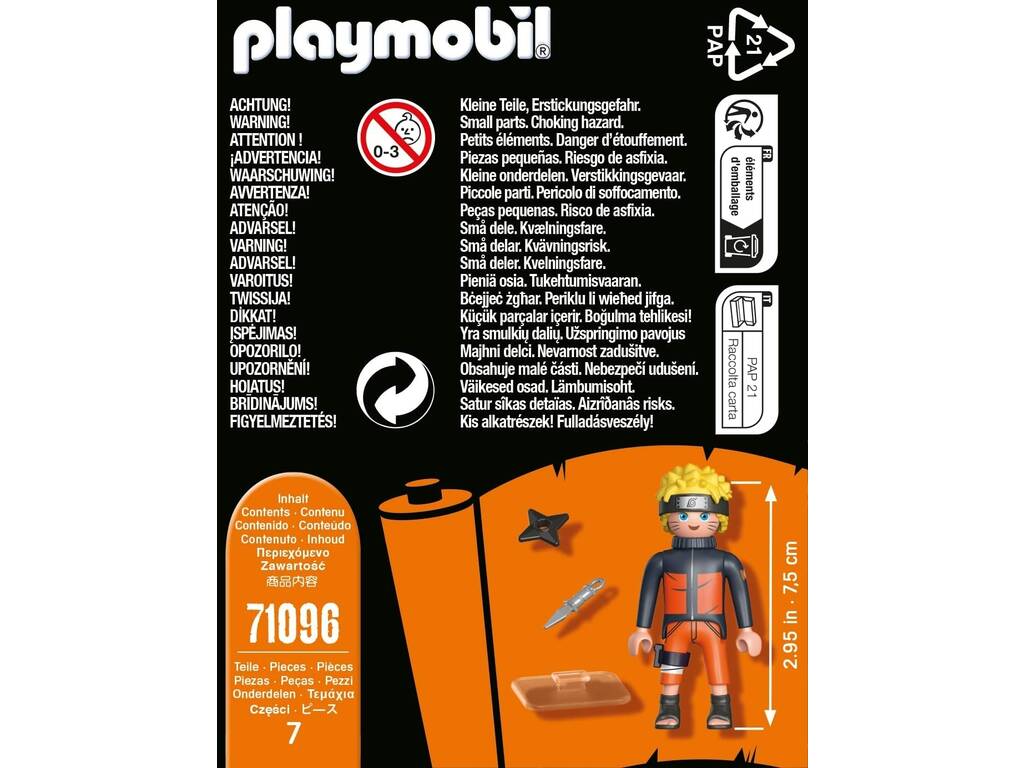 Playmobil Naruto Shippuden Figura Naruto 71096