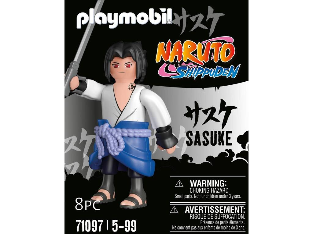 Playmobil Naruto Shippuden Figura Sasuke 71097