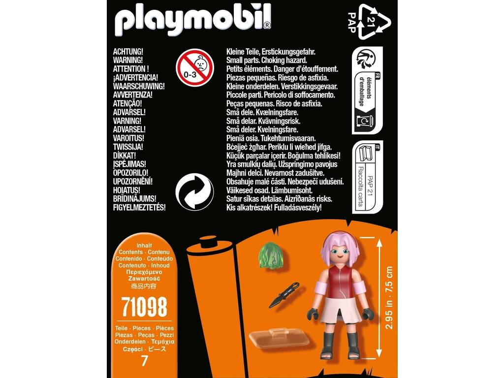 Playmobil Naruto Shippuden Figura Sakura 71098